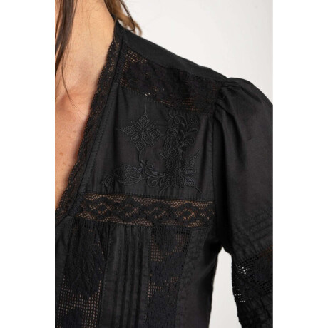 Blusa Boho Negro