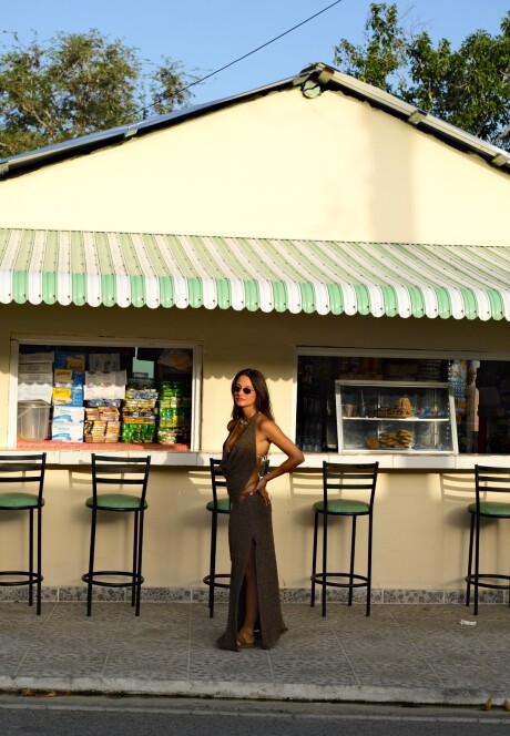 Falda Sicilia SS26 Espresso