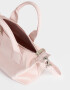 City Clasico Cartera City Con Charm De Perlas - Rosa Viejo