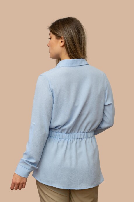 CAMISA VIRGINIA Celeste