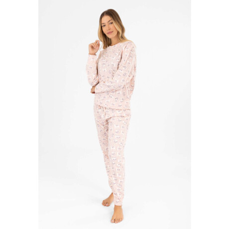 Pijama cat lover Rosado