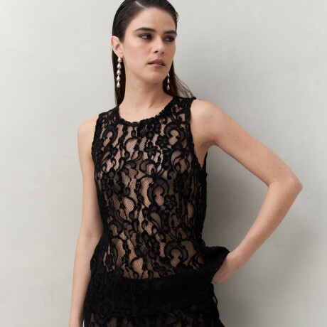 TOP LACIE Negro