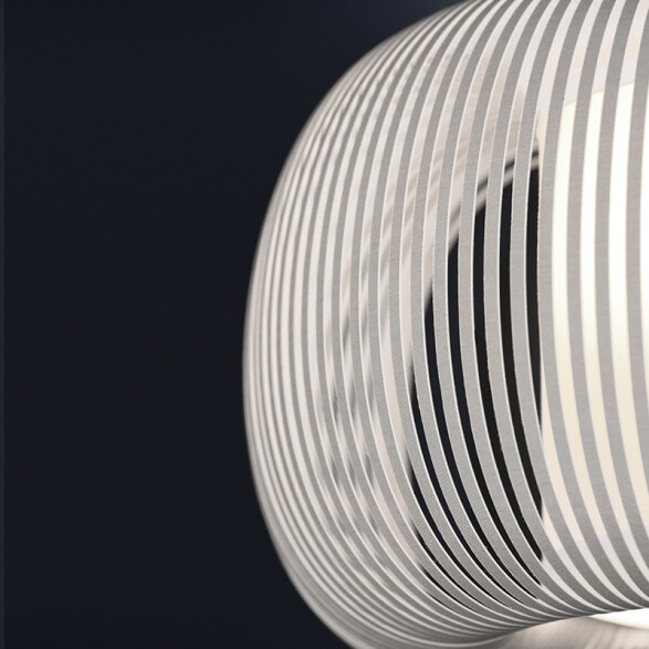 Lámpara de pared ondulada blanco E27 MIRTA BA0140