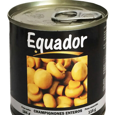 CHAMPIGNON ENTERO LATA 184G EQUADOR CHAMPIGNON ENTERO LATA 184G EQUADOR