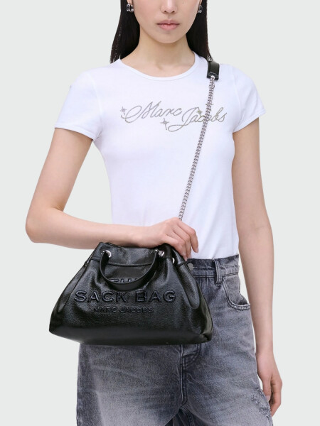 THE SMALL CHAIN SACK BAG Negro