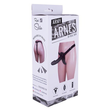 Army Arnés con Dildo Prostatic Negro Army Arnés con Dildo Prostatic Negro