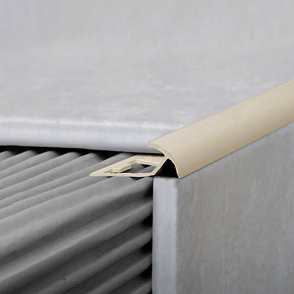 Pvc Guardacanto línea Plus 9mm x 2.44mt Champagne Pvc Guardacanto Línea Plus 9mm X 2.44mt Champagne