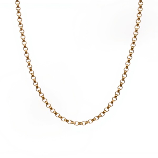 Cadena oro Rolo-Oro bajo -Sin Piedra-CD8003 sinpiedra