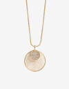 Collares Largos Day To Night Collar Largo Chapón Desmontable - Dorado