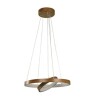 COLGANTE LED 2 ANILLOS 24W 3000K MADERA COLGANTE LED 2 ANILLOS 24W 3000K MADERA