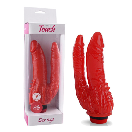 Vibrador Doble Placer Rojo