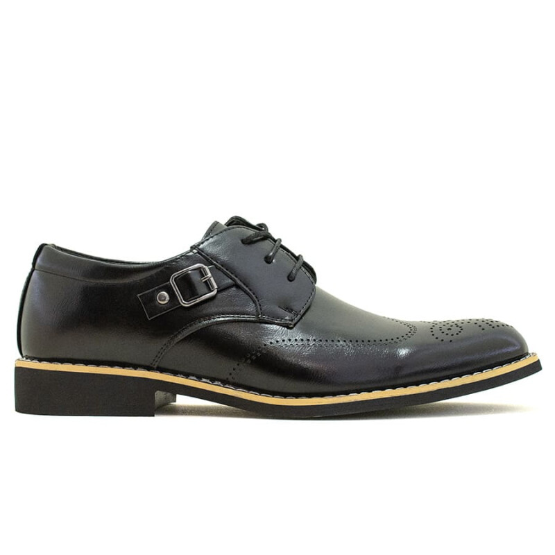 Zapatos Starsax Acordonado de Hombre - FD04M Negro