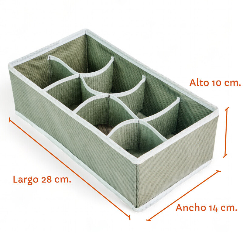Organizador separador cajones ropa interior Gris Oscuro