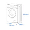 LAVARROPA JAMES LR 8140S Inverter DARK Silver 8kg N/A