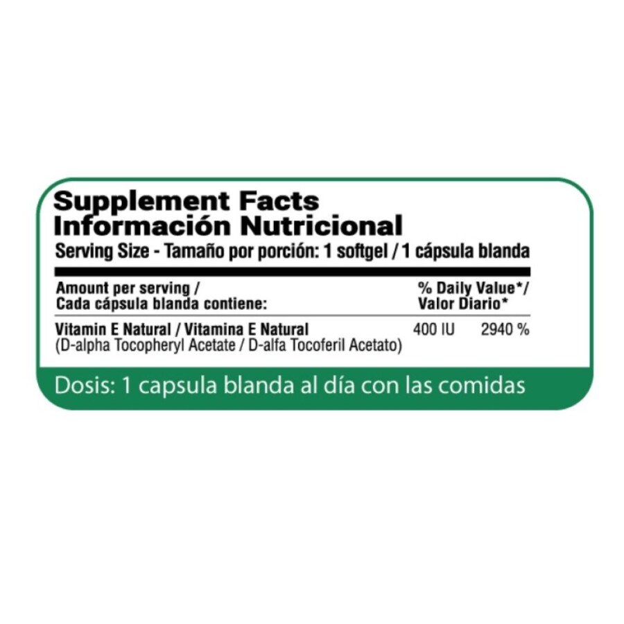 Vitamina E Cápsulas blandas - Qualivits Vitamina E Cápsulas blandas - Qualivits