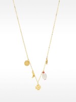Collar Con Perlas De Agua Dulce - Plata De Ley 925 rojo