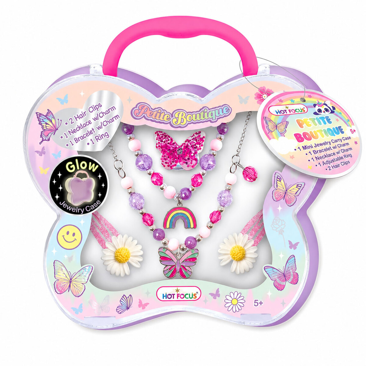 Kit Pequeña Boutique de Moda Belleza Niña c/ Bijou y Estuche - Mariposa 