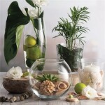 FLORERO PECERA Ø 31 CM H 24CM CRISA FLORERO PECERA Ø 31 CM H 24CM CRISA