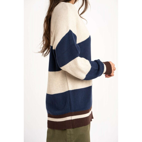 Sweater Rayado Marino