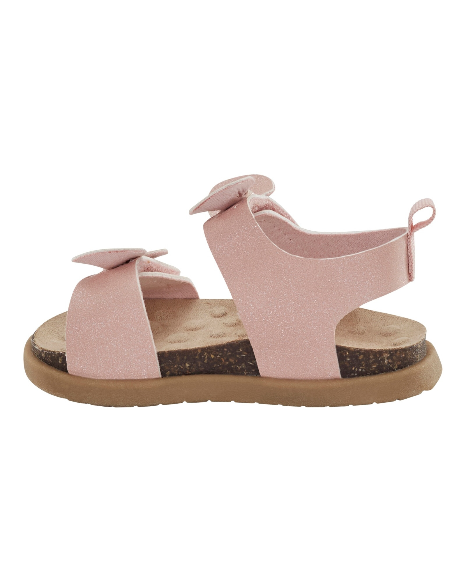 Sandalias con glitter, rosadas Sandalias con glitter, rosadas