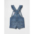 DIS DENIM SHORTALL MEDIUM INDIGO 21