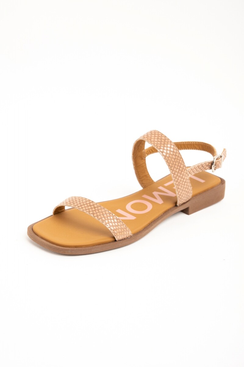 Sandalia Texturada Beige