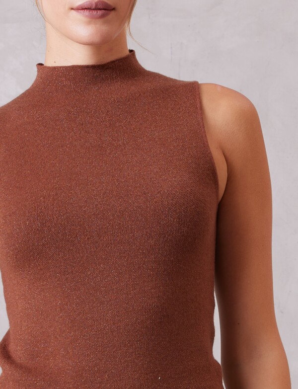 Top Lurex MARRON