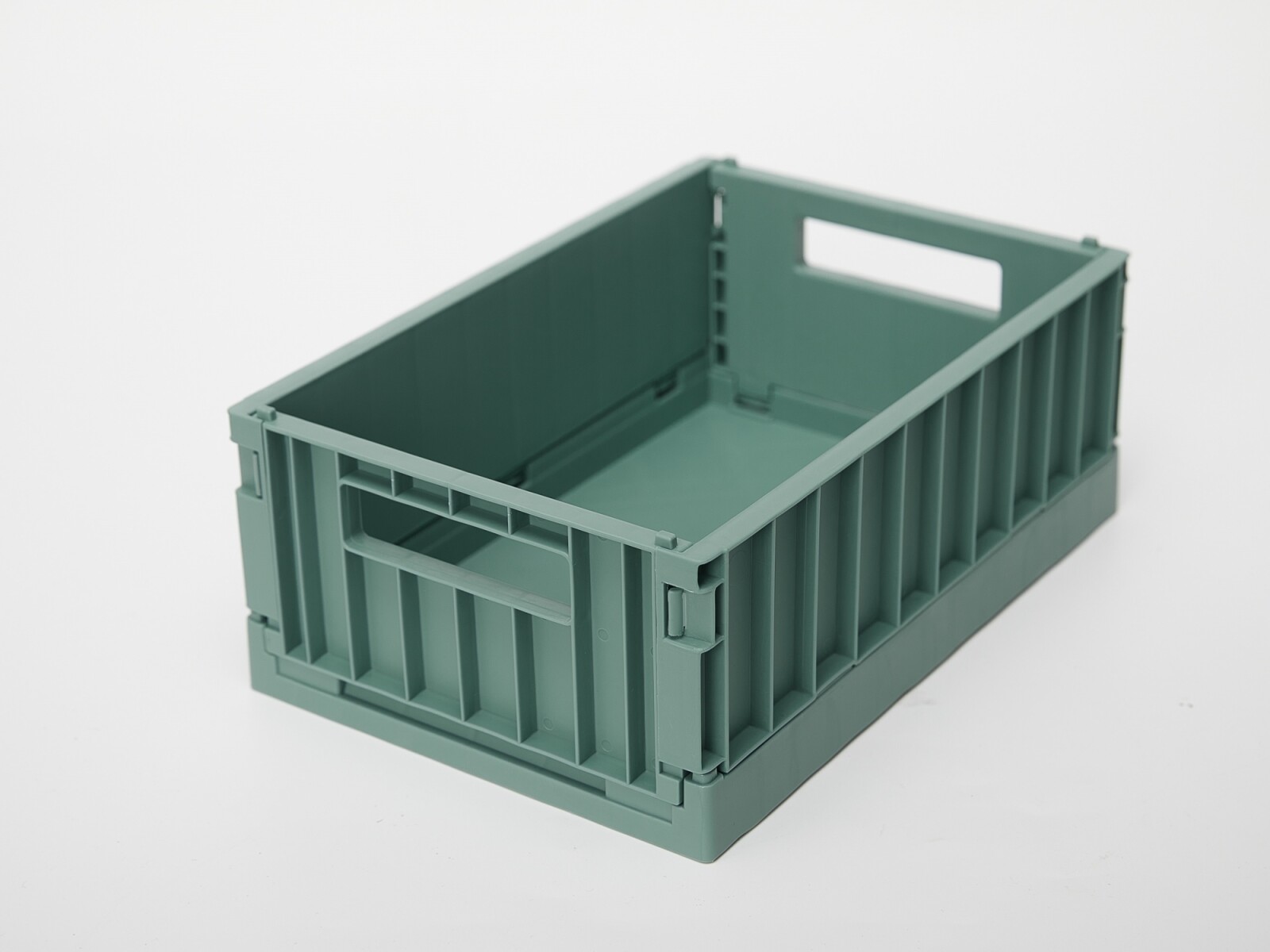 CESTA DE ALMACENAMIENTO PLEGABLE (VERDE/1.8L) 