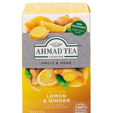 Te lemon y Ginger x6 Ahmad Te Lemon Y Ginger X20 Ahmad