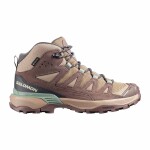 Salomon X ULTRA 360 LTR MID GTX W para Mujer - Marron claro Marron claro