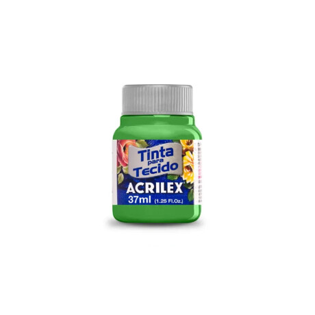 Pintura para Tela Acrilex Mate 37 ml (Tonos Verdes) 510 Verde Hoja