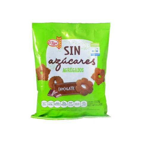 Galletas De Chocolate Sin Azúcar El Trigal 150g Galleta Chocolate S/azucar El