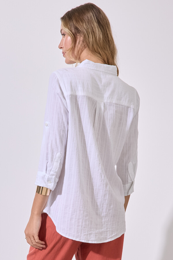 Camisa Algodon BLANCO