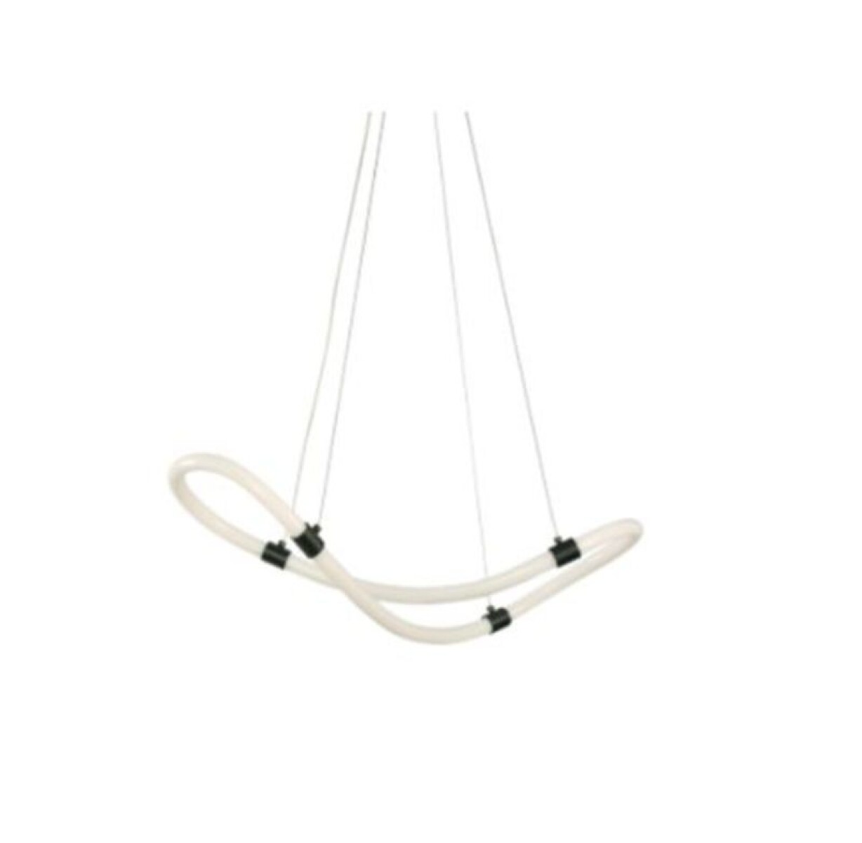 COLGANTE LED TUBE 20W 3000K NEGRO 