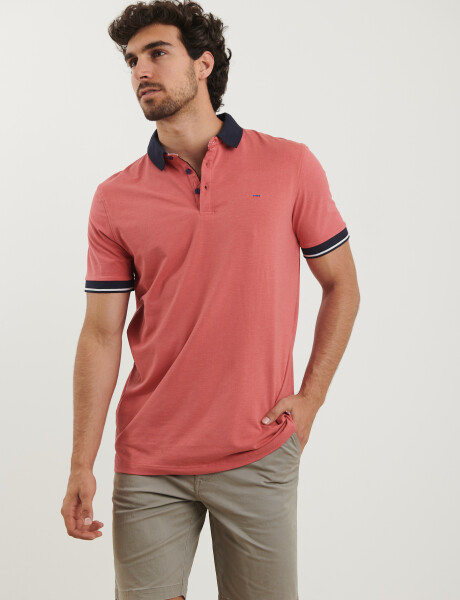 520974 REMERA HARRINGTON LABEL Coral