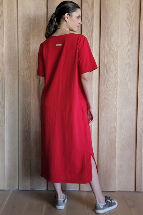 Vestido Arrecife Cotton rojo