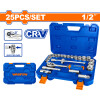 SET 25 DADOS Y CRIQUE 1/2 PULG WADFOW SET 25 DADOS Y CRIQUE 1/2 PULG WADFOW