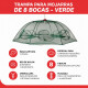 Trampa para mojarras de 8 bocas VERDE