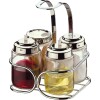 SOPORTE ACERO CON ACEITERO/SALERO/PIMENTERO Y PALITERO SOPORTE ACERO CON ACEITERO/SALERO/PIMENTERO Y PALITERO