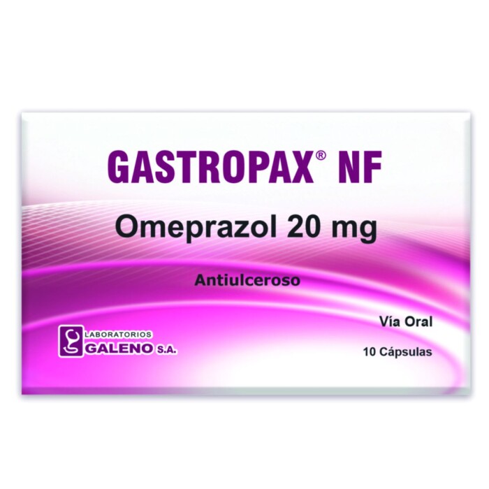 GASTROPAX NF 20 MG. CJ X 10 CÁPS. única