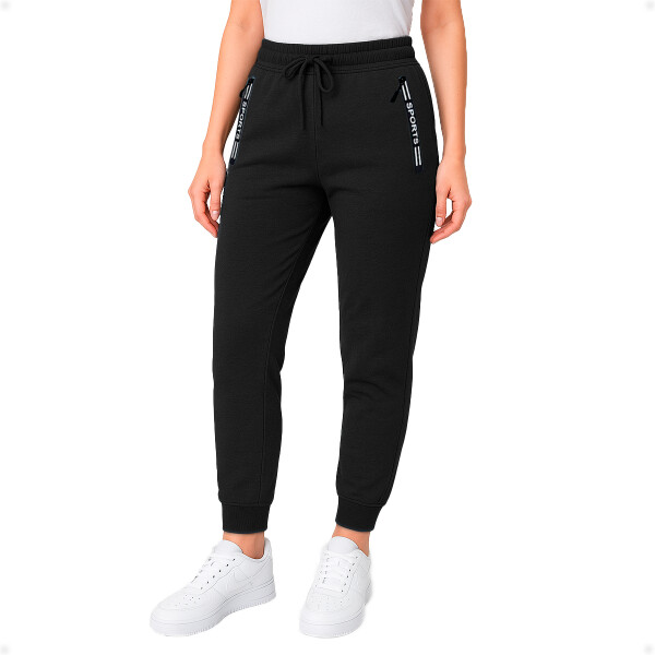 Pantalón Jogging Deportivo Negro Talla M-L