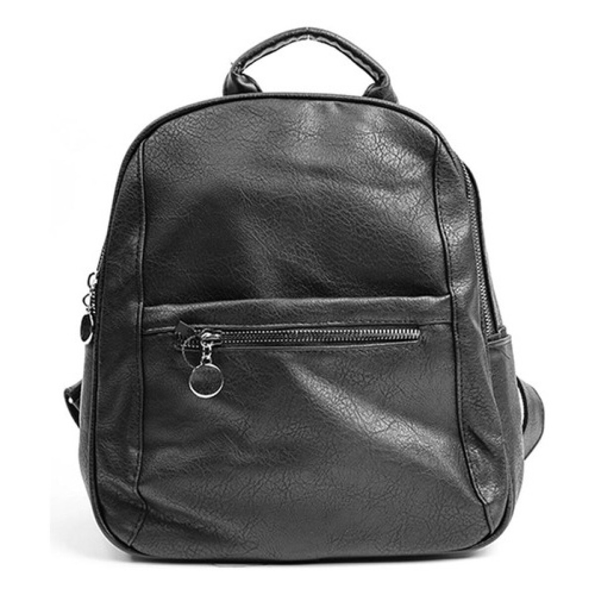 Mochila Canva Serrat en Cuero PU - Negra 