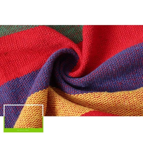 Hamaca Paraguaya Reforzada Resistente Con Bolso Multicolor