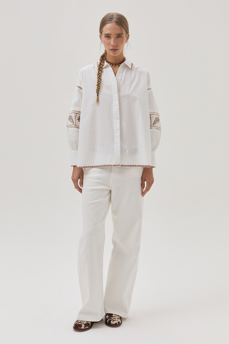 Camisa Fleur Blanco
