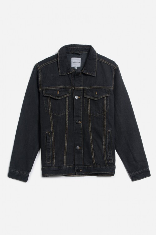 Campera de jean - Hombre NEGRO