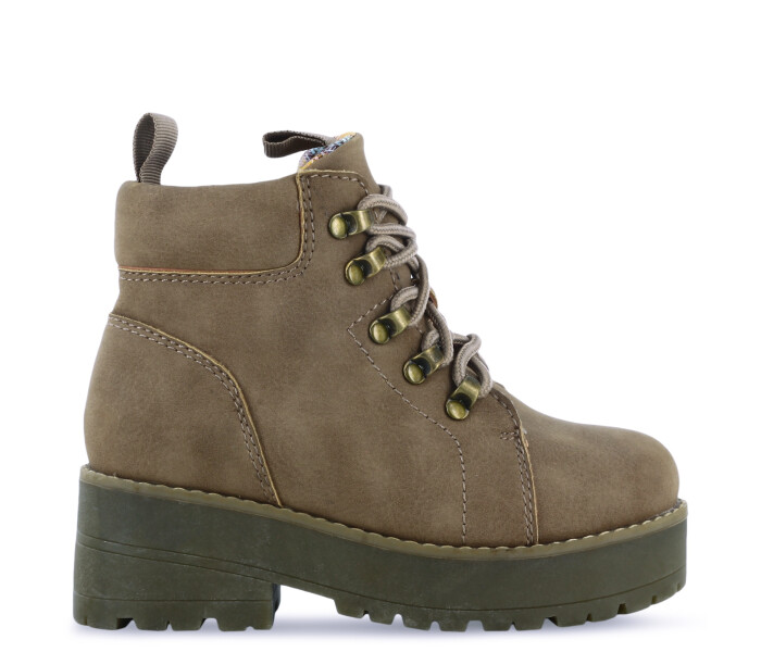 Botas de Niña MINI Miss Carol PITI acordonada Beige