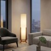 LAMPARA DE PIE IMBUIA CUP BEIGE CL/MARRON Unica