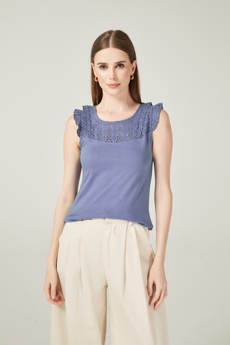 Musculosa Colsen - Azul Piedra 