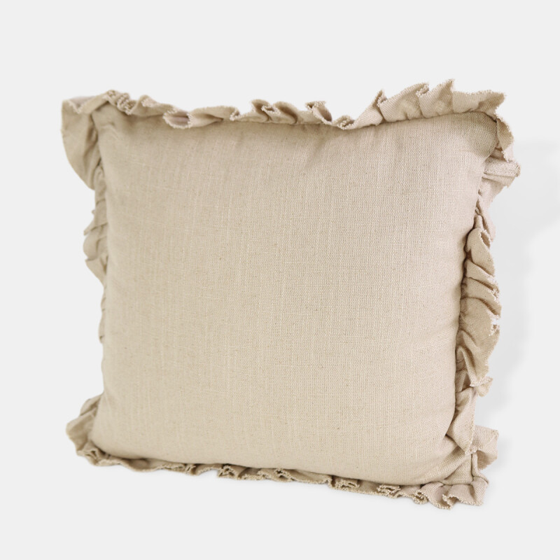 COJIN CUAD BEIGE 40X40CM Unica
