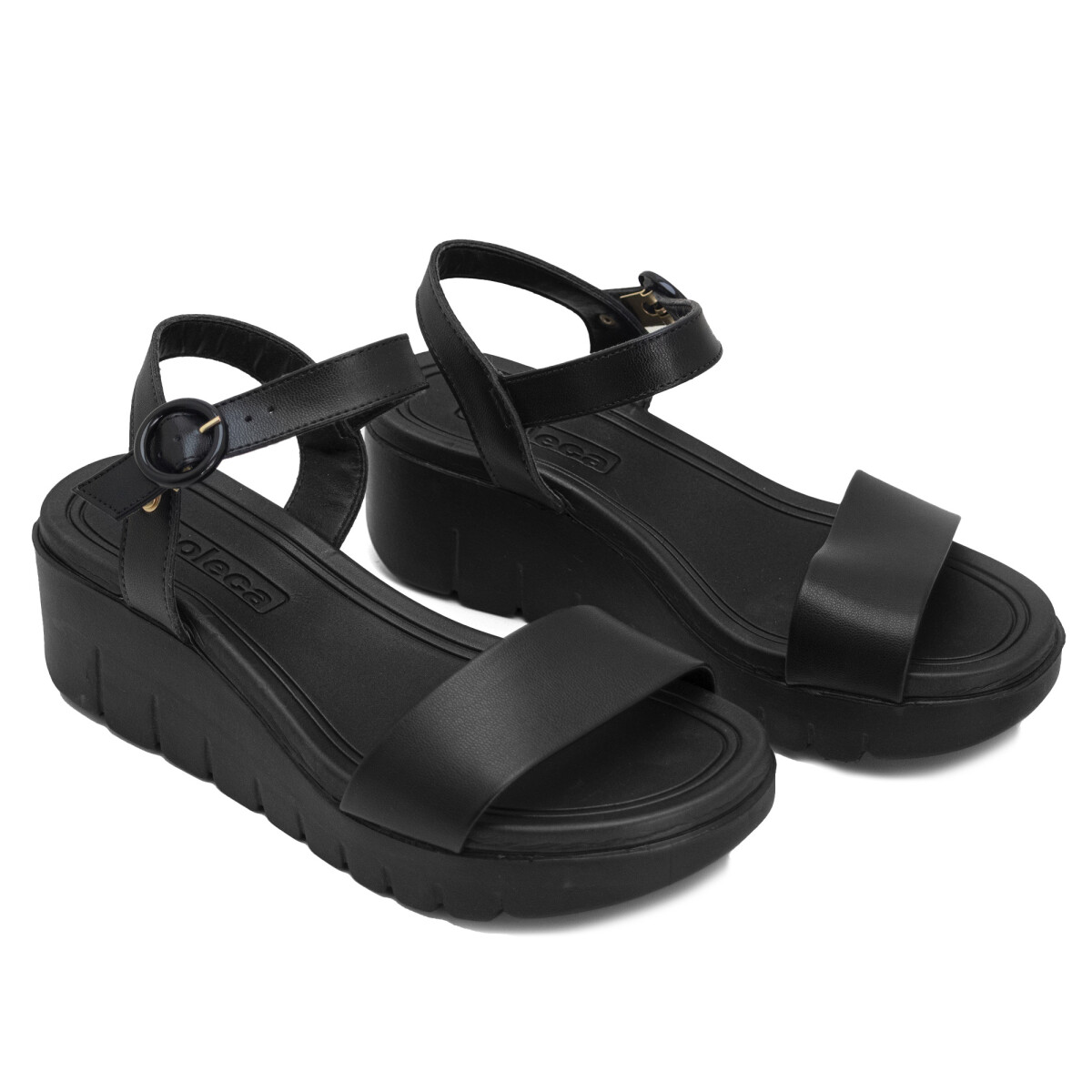 Sandalias Moleca de Mujer - 5536.100-9569 - Negro-negro 